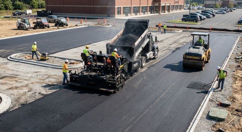 Asphalt Parking Lot Paving in Little Rock, AR