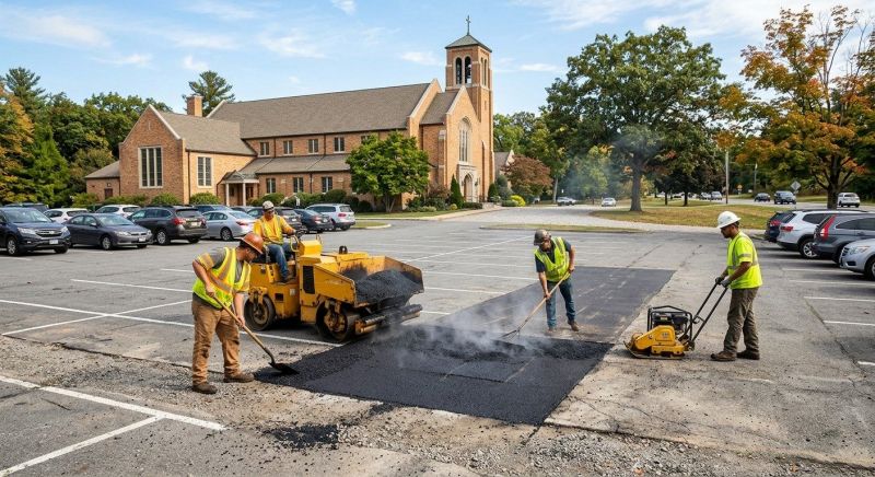Church Parking Lot Repair in Los Angeles, CA