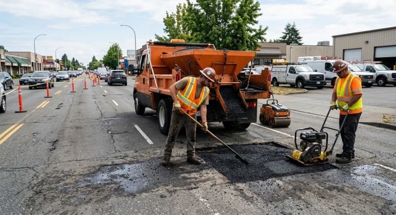 Commercial Pothole Repair in Temecula, CA