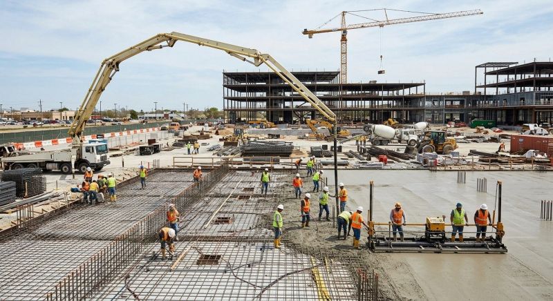 Commercial Slab Installation in Boca Raton, FL