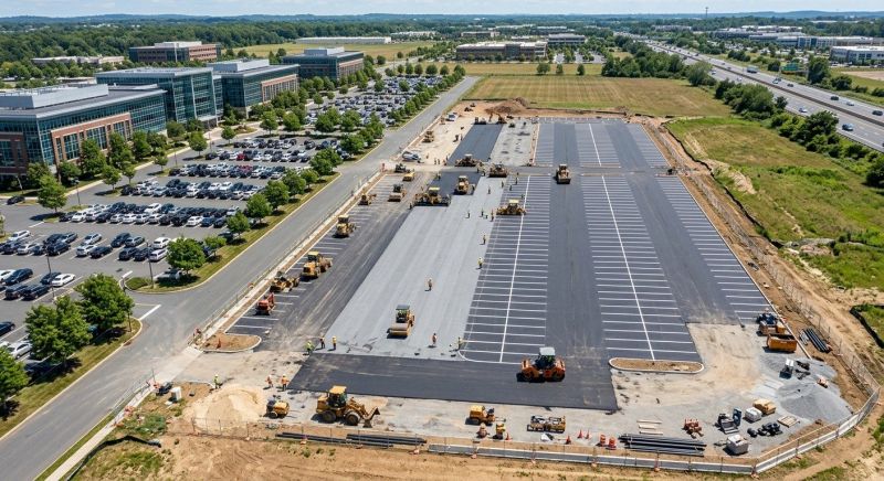 Parking Lot Asphalting in Los Angeles, CA