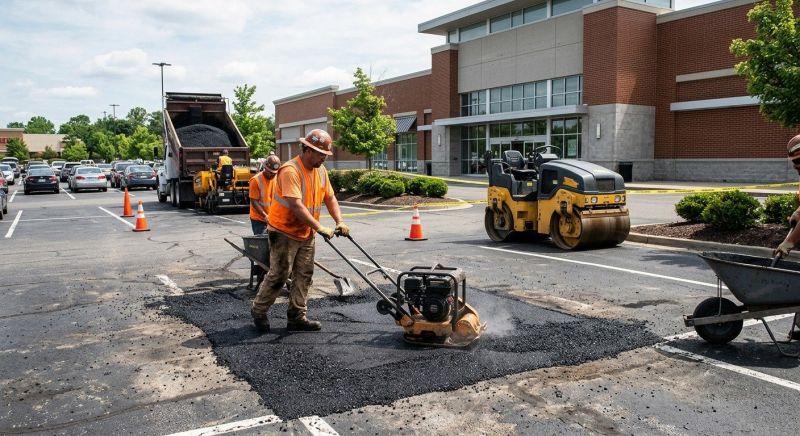 Parking Lot Repair in Savannah, GA