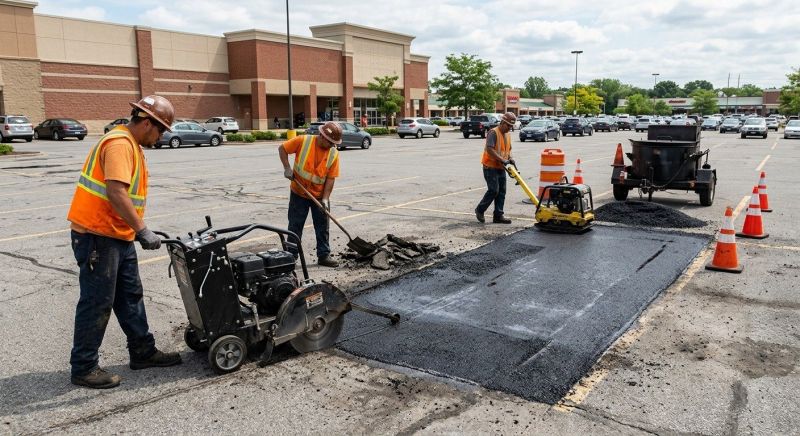 Parking Lot Repair in Conway, AR