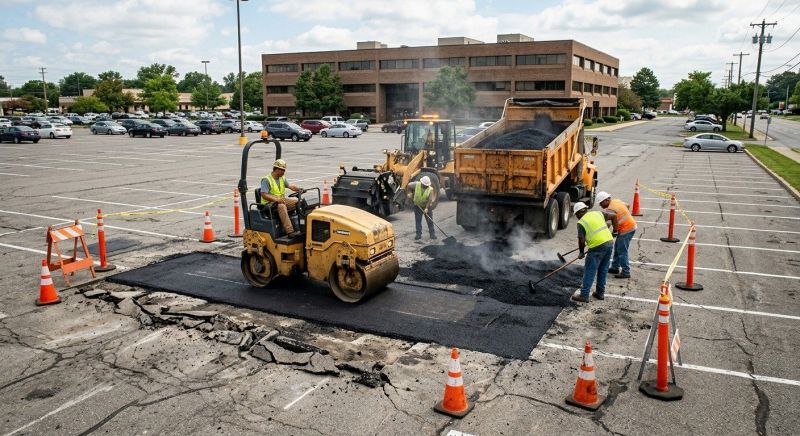 Parking Lot Repair in Conway, AR